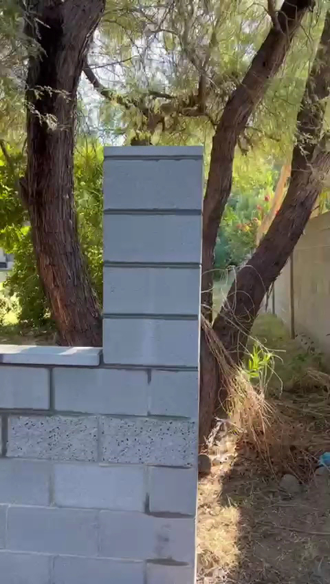 Phoenix Block Wall Fence project